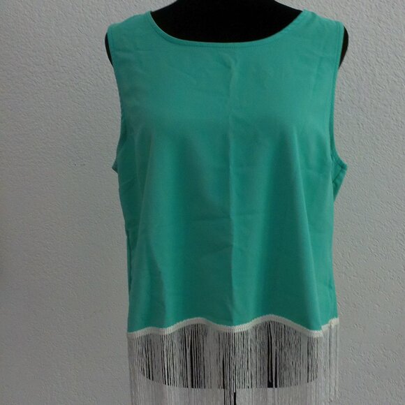 Light Green tank top- DressCode size: L - Picture 1 of 4